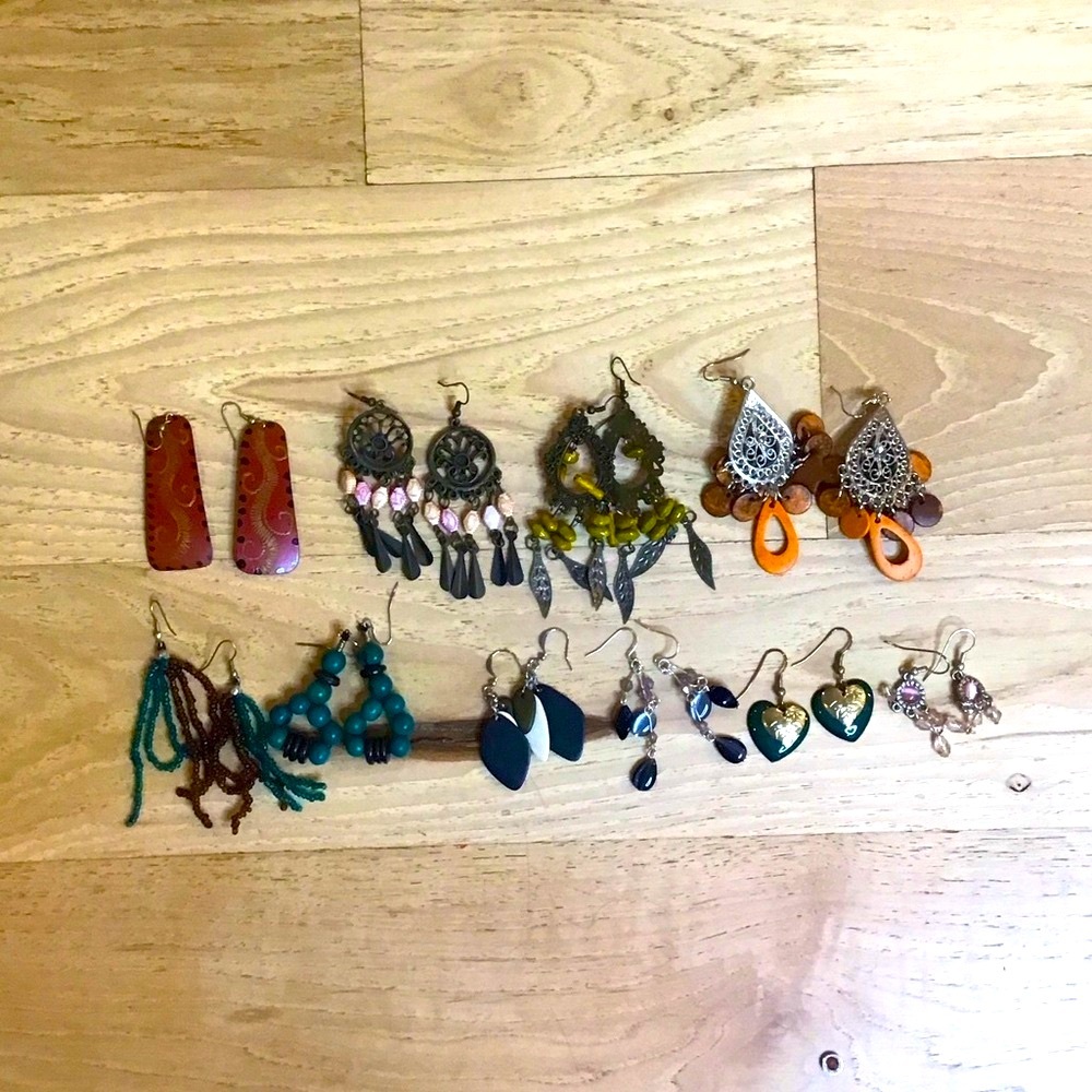 3/$20 + $4.99 SHIPPING  ON ALL JEWELRY OVER $15 Boho Earring Lot